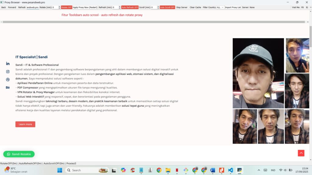 sandi rezakie proxy web software - pesandiweb.pro